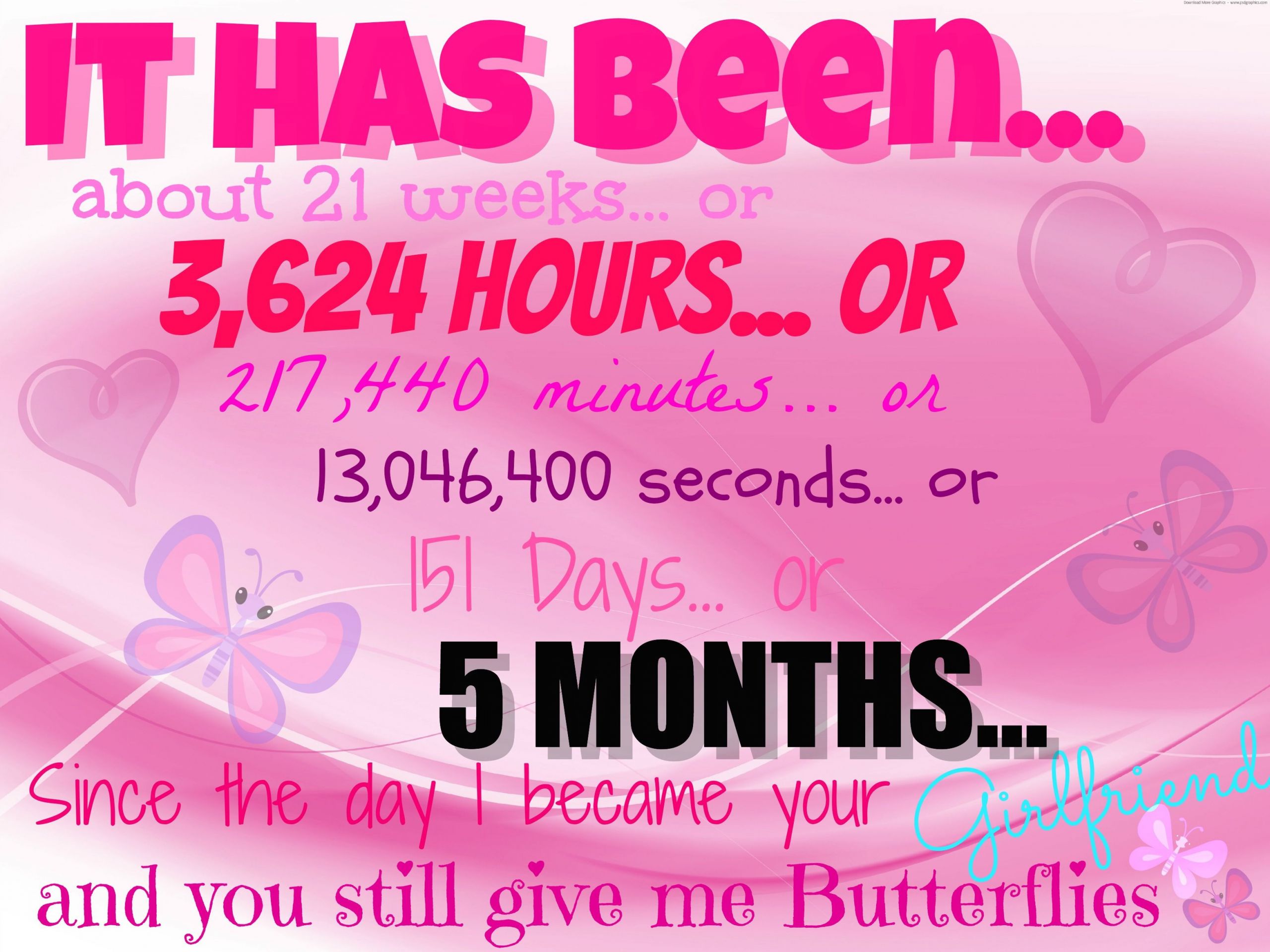 5 Month Anniversary Quotes
 Cute 5 Month Anniversary Quotes QuotesGram