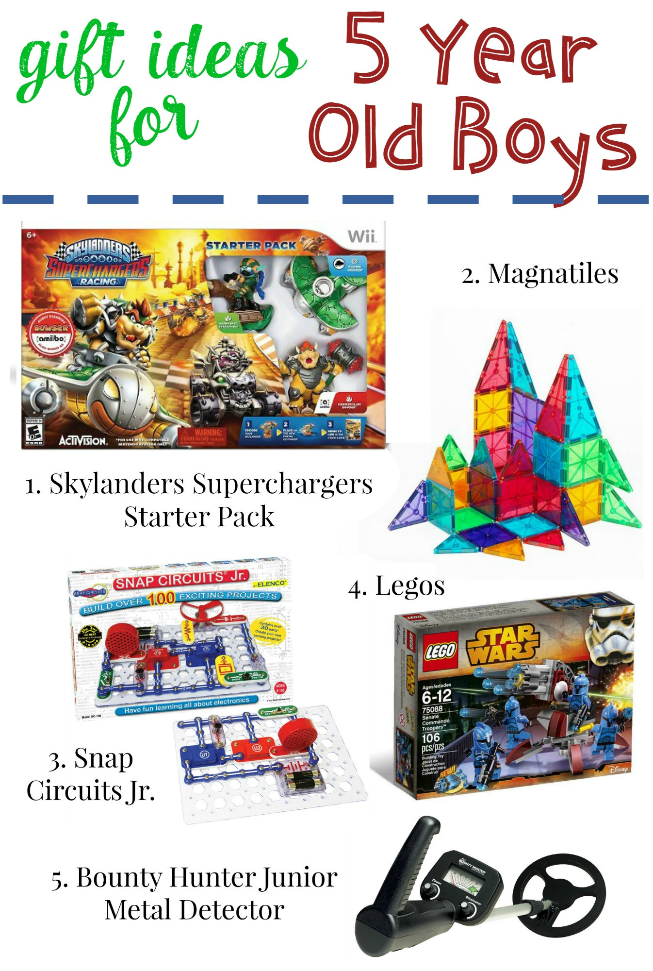5 Month Old Christmas Gift Ideas
 Gifts for 5 Year Old Boys