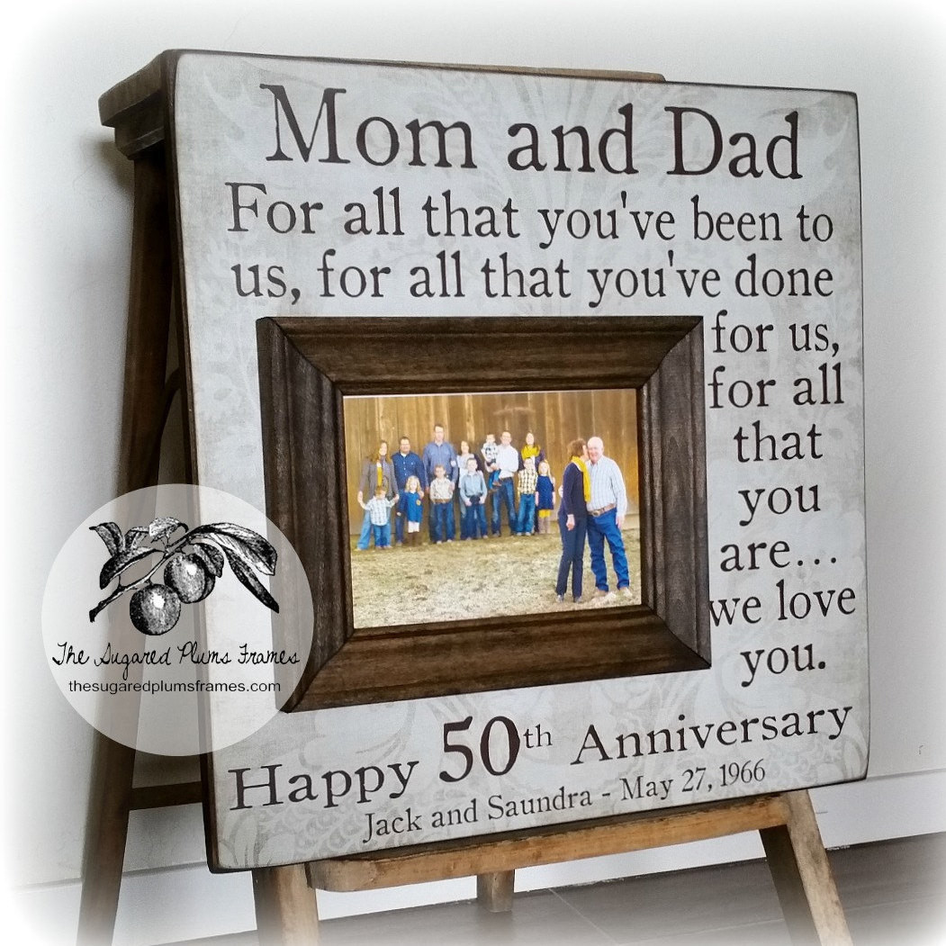 50 Anniversary Gift Ideas For Parents
 50 Anniversary Gifts Parents Anniversary Gift For All That