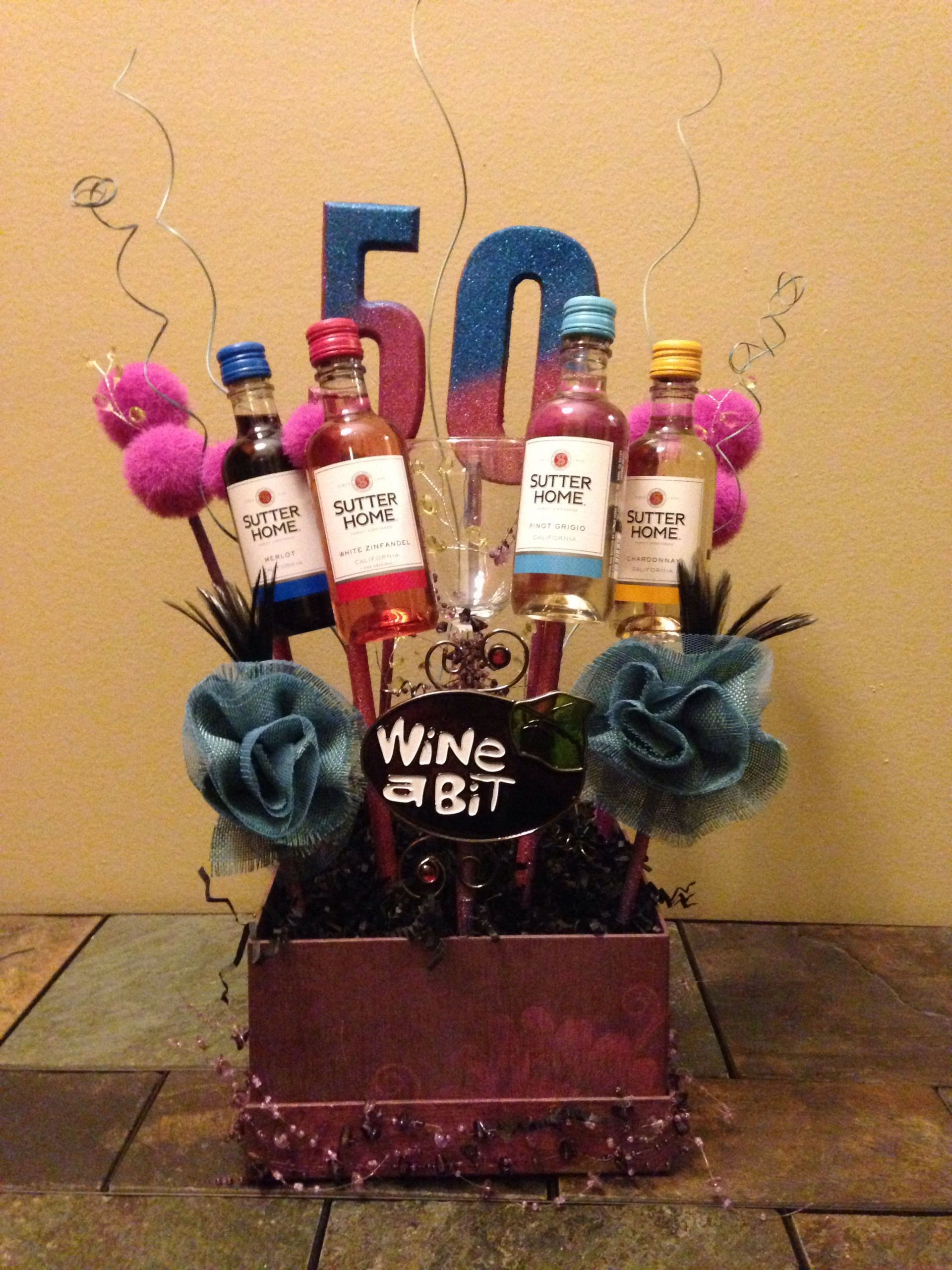 50 Birthday Gift
 50th Birthday Basket PARTY PLANNING ENTERTAINING