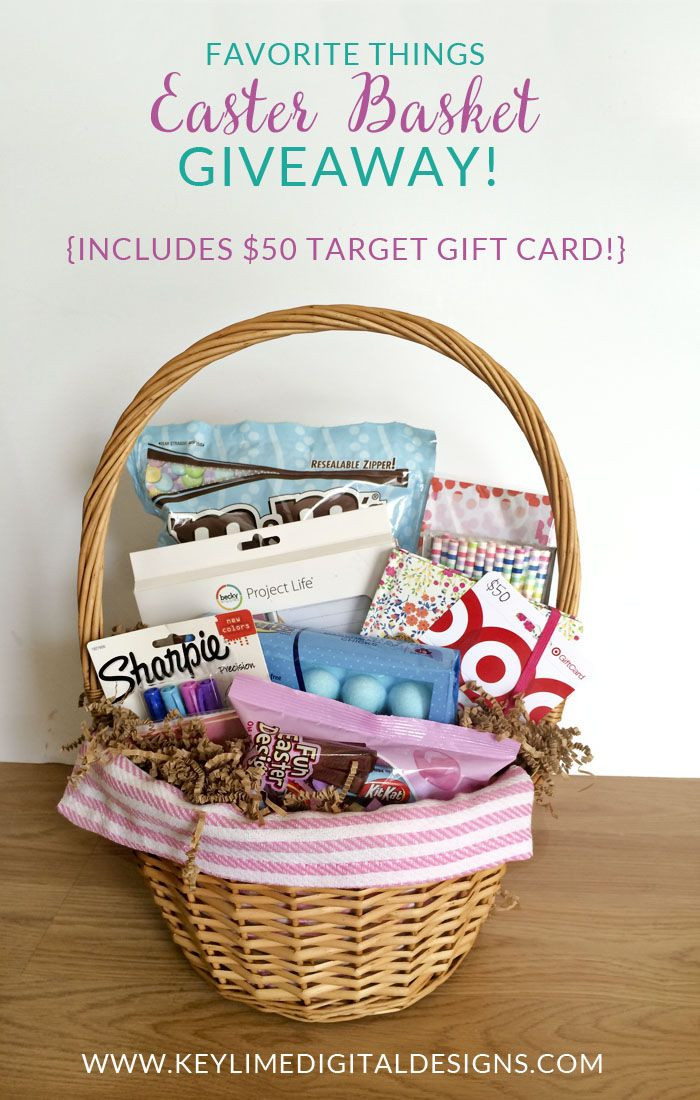 $50 Gift Basket Ideas
 Easter Basket Giveaway $50 Tar Gift Card