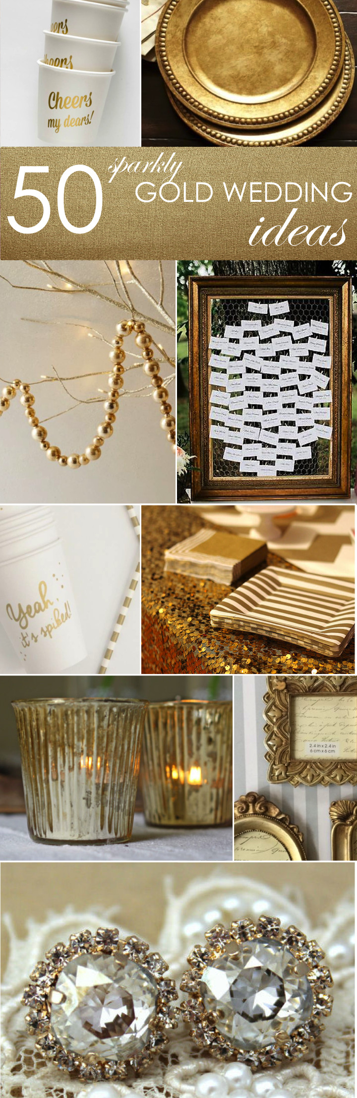 50 Wedding Anniversary Decorations
 50 Gold Ideas for Weddings Parties