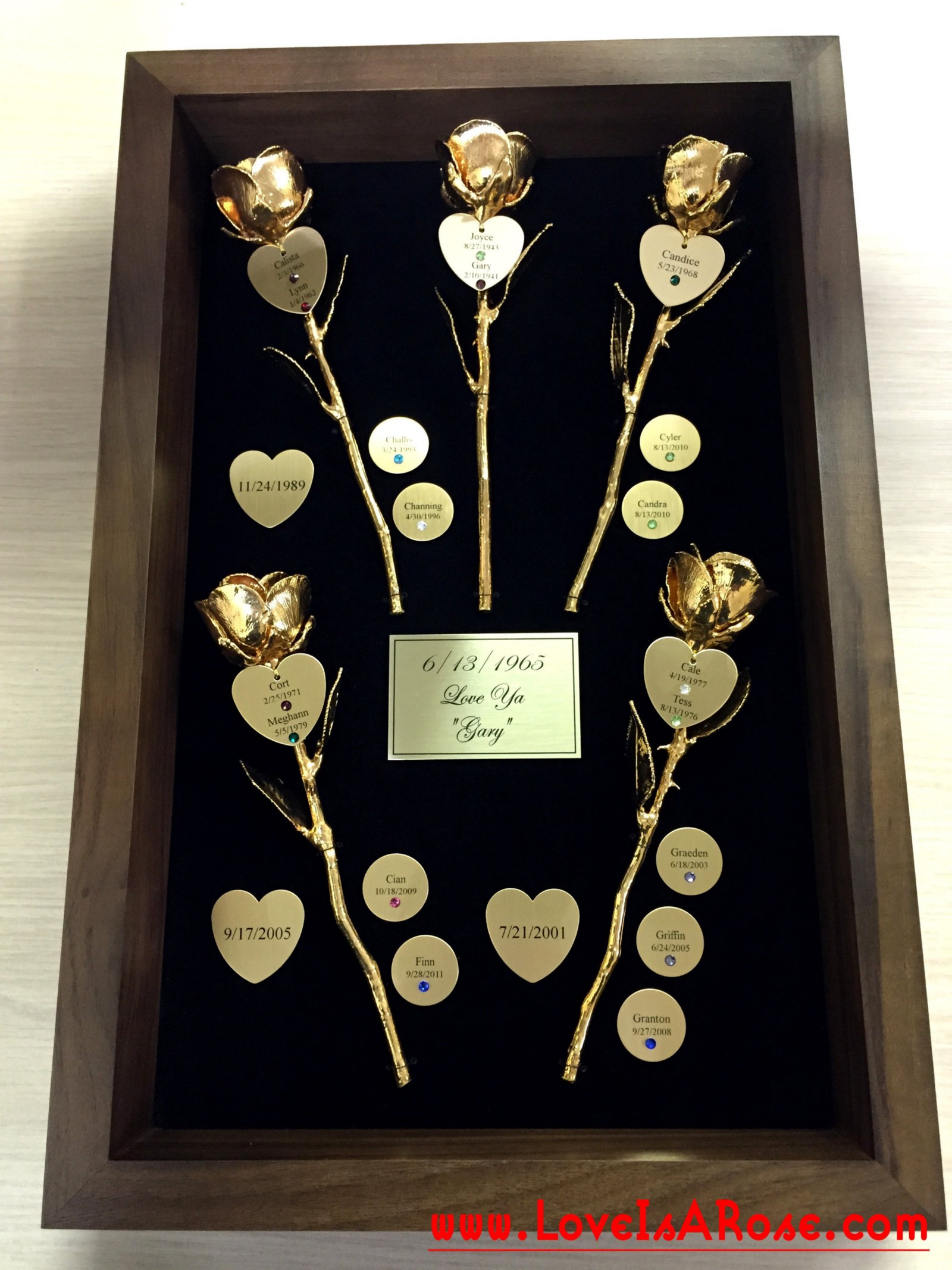 50 Year Anniversary Gift Ideas
 Gold Roses for Custom 50th Anniversary Gifts – Love is a