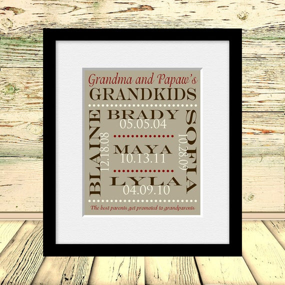 50Th Anniversary Gift Ideas For Grandparents
 50th Anniversary Gift for Grandparents Personalized