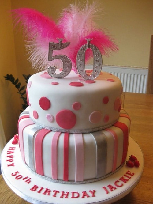 50th Birthday Cakes For Her
 34 Unique 50th Birthday Cake Ideas with My Happy