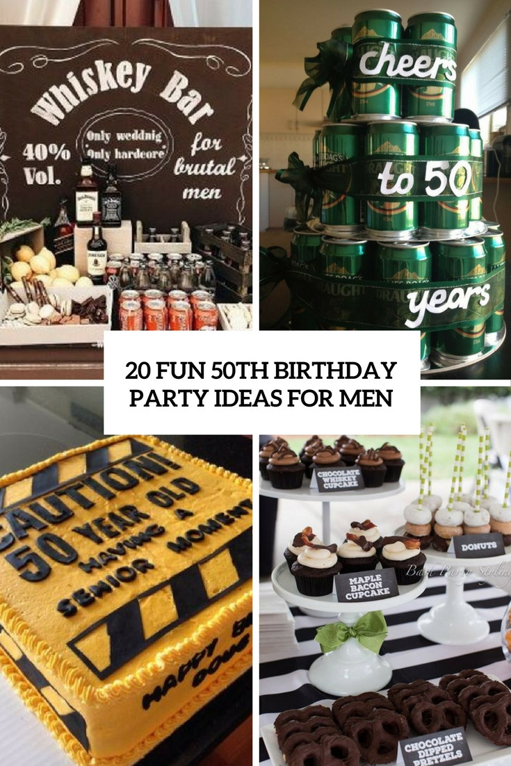 50th Birthday Decorations For Men
 20 Fun 50th Birthday Party Ideas For Men Shelterness