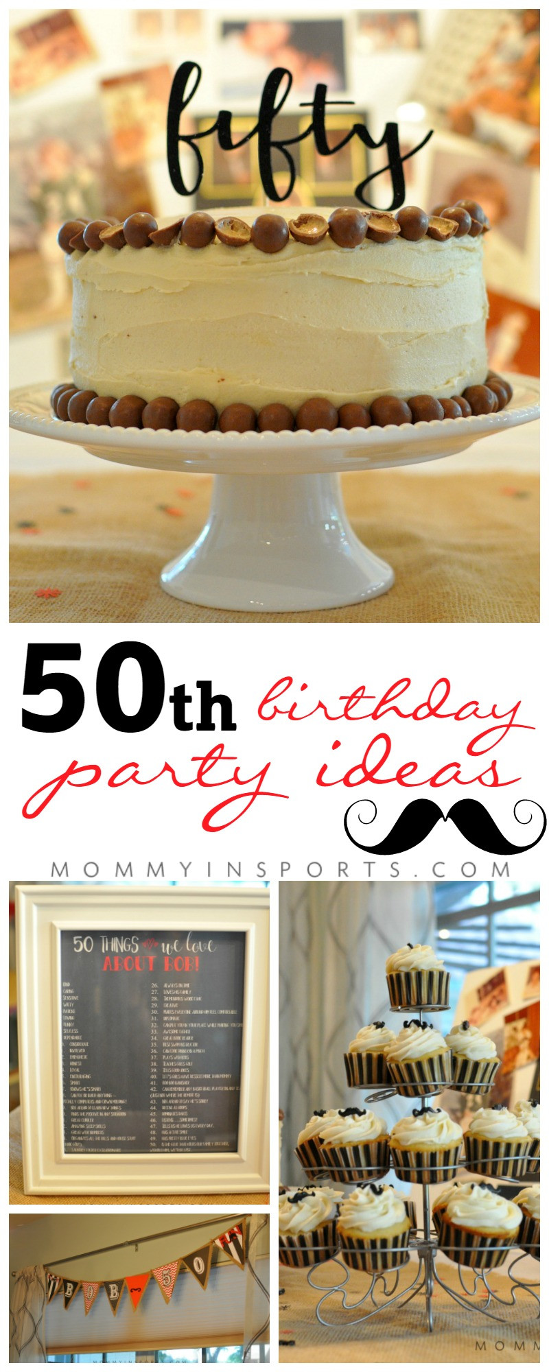 50th Birthday Party Decorations
 50th Birthday Party Ideas Kristen Hewitt