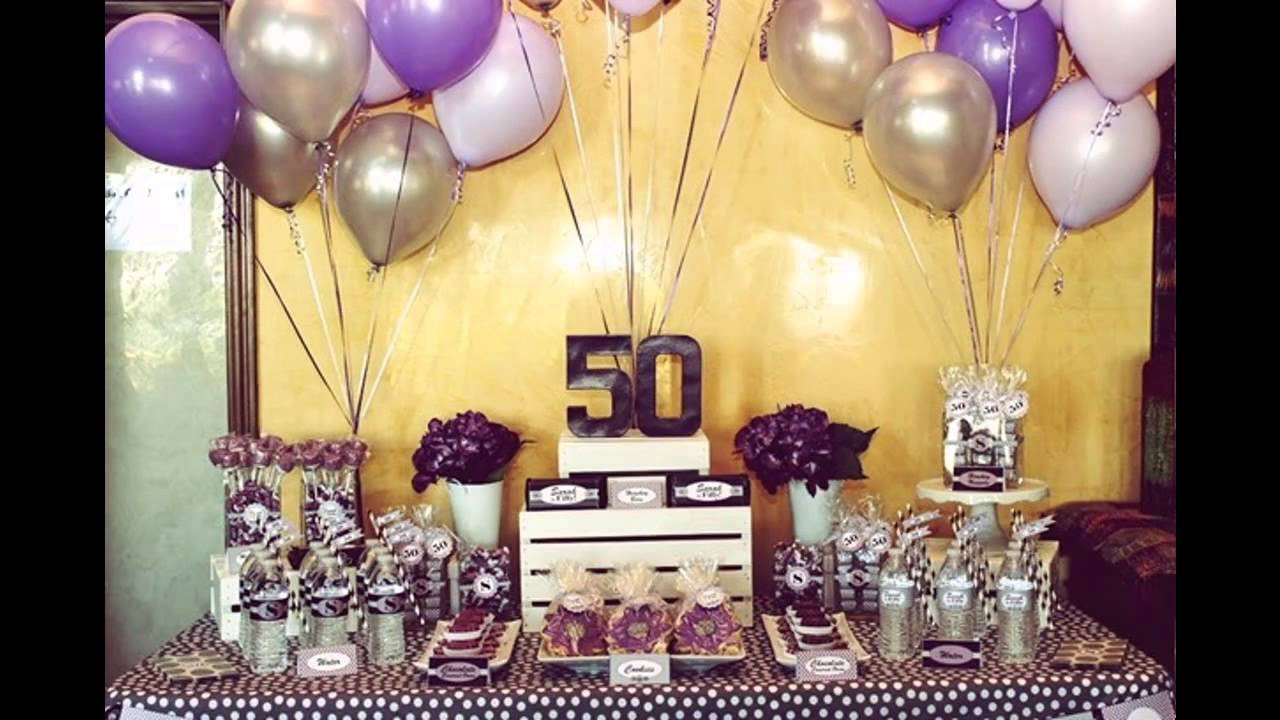 50th Birthday Party Decorations
 50th birthday party ideas