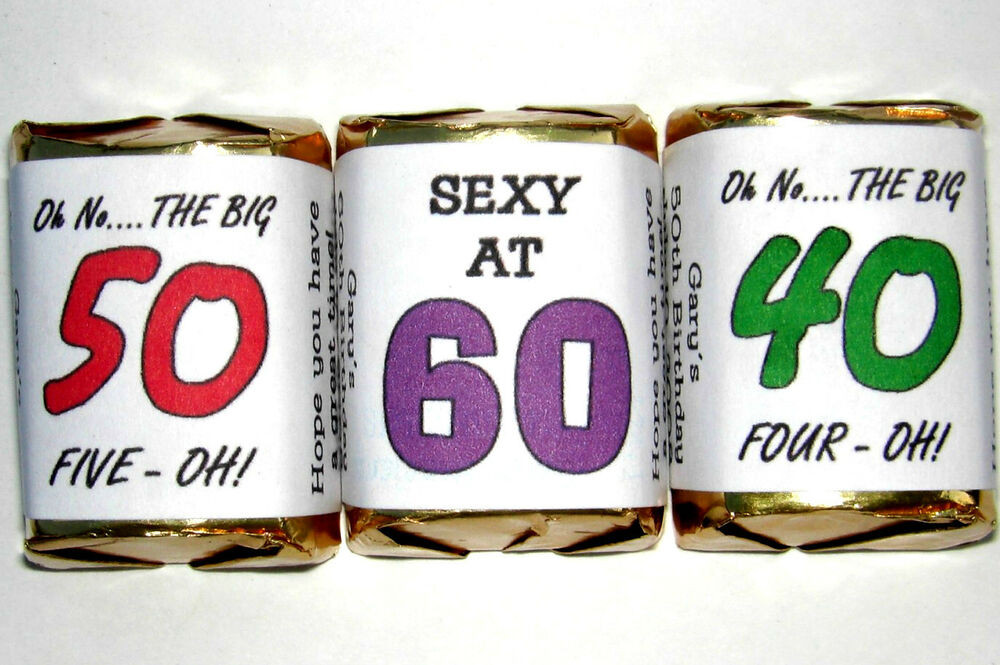 50Th Birthday Party Favor Ideas
 50th BIRTHDAY PARTY FAVORS CANDY WRAPPERS OR ANY AGE