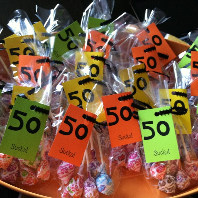 50Th Birthday Party Favor Ideas
 Great party favors for a 50th birthday party Inexpensive