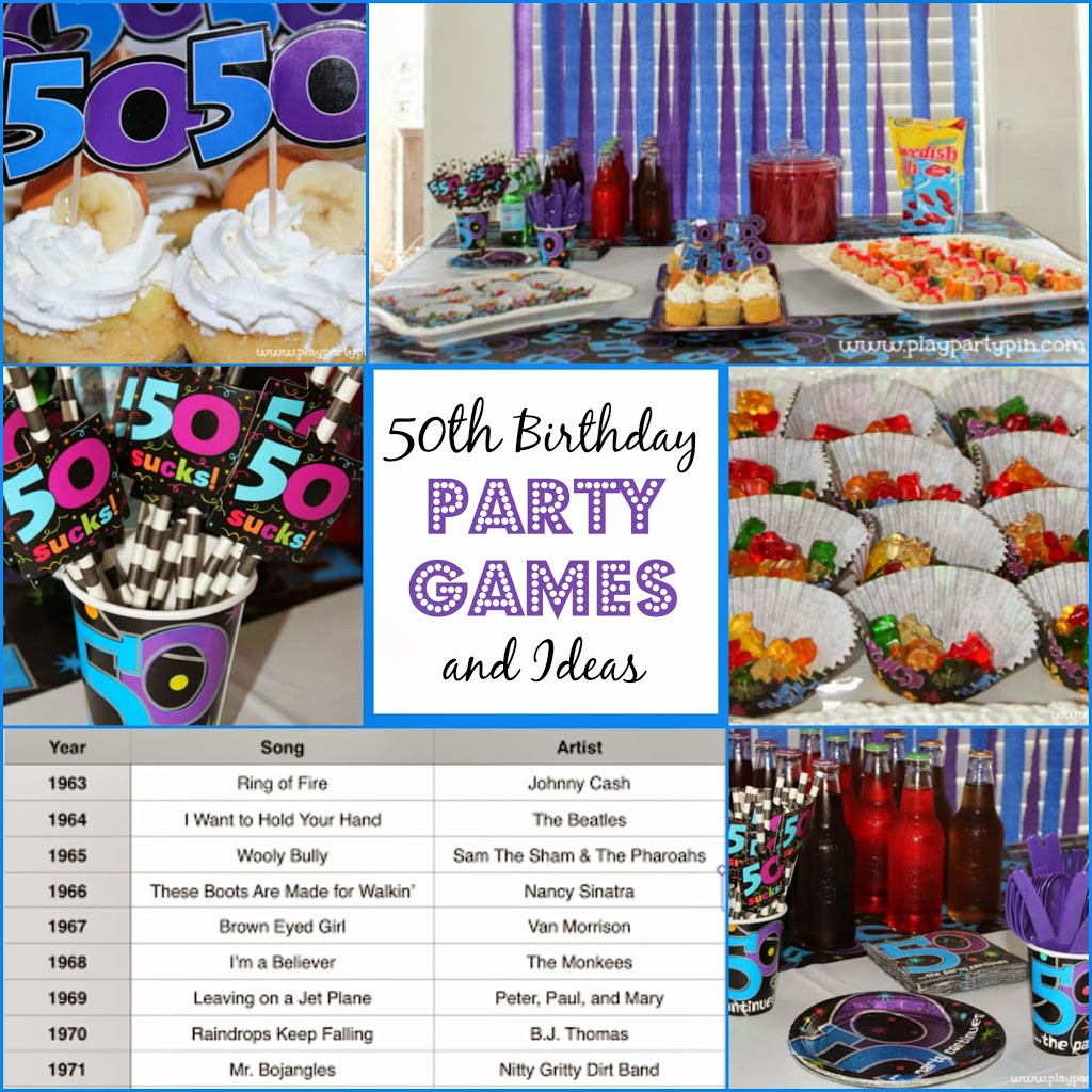 50Th Birthday Party Ideas
 50th Birthday Party Games and Ideas