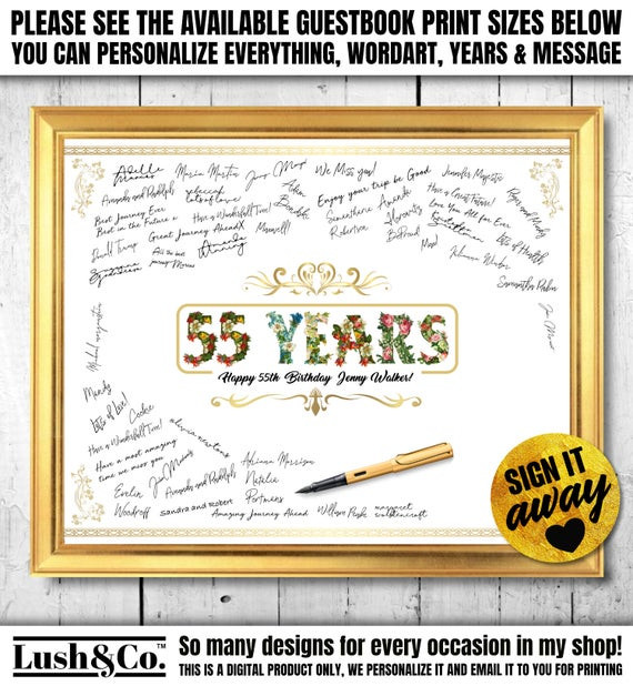 55Th Birthday Gift Ideas
 55th birthday ideas for her him 55th birthday t for