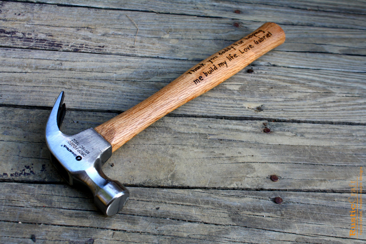 5Th Anniversary Gift Ideas For Husband
 Hand Engraved Hammer 5th Anniversary Gift Best Husband Gift