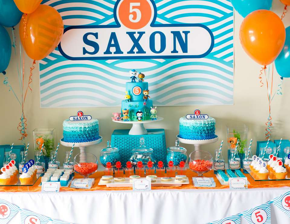 5th Birthday Party
 Octonauts Birthday "Saxon s 5th Birthday"