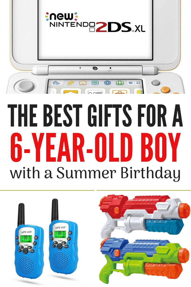 6 Year Old Birthday Gift
 The Best Gifts for a Six Year Old Boy with a Summer Birthday