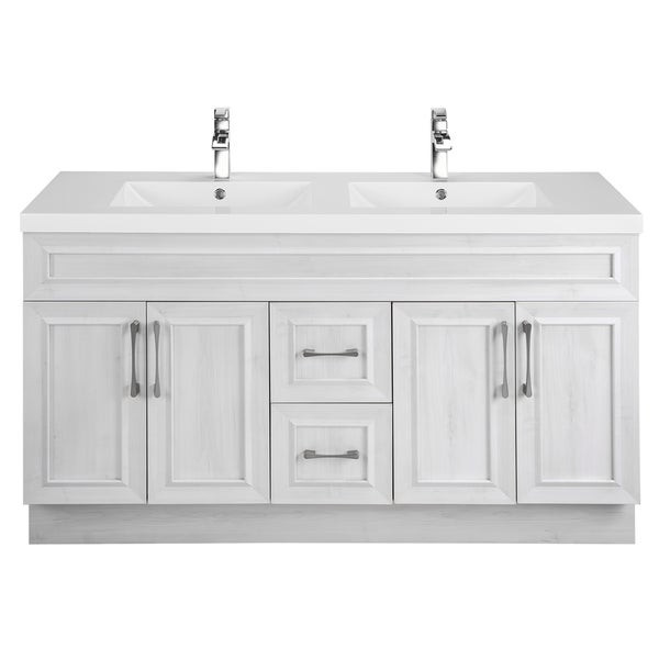 60 Inch White Bathroom Vanity
 Cutler Kitchen & Bath Classic Collection White 60 inch