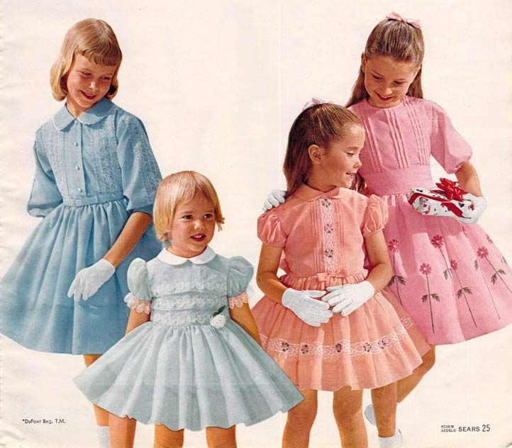 60S Fashion For Kids
 1960s Fashion for Women & Girls