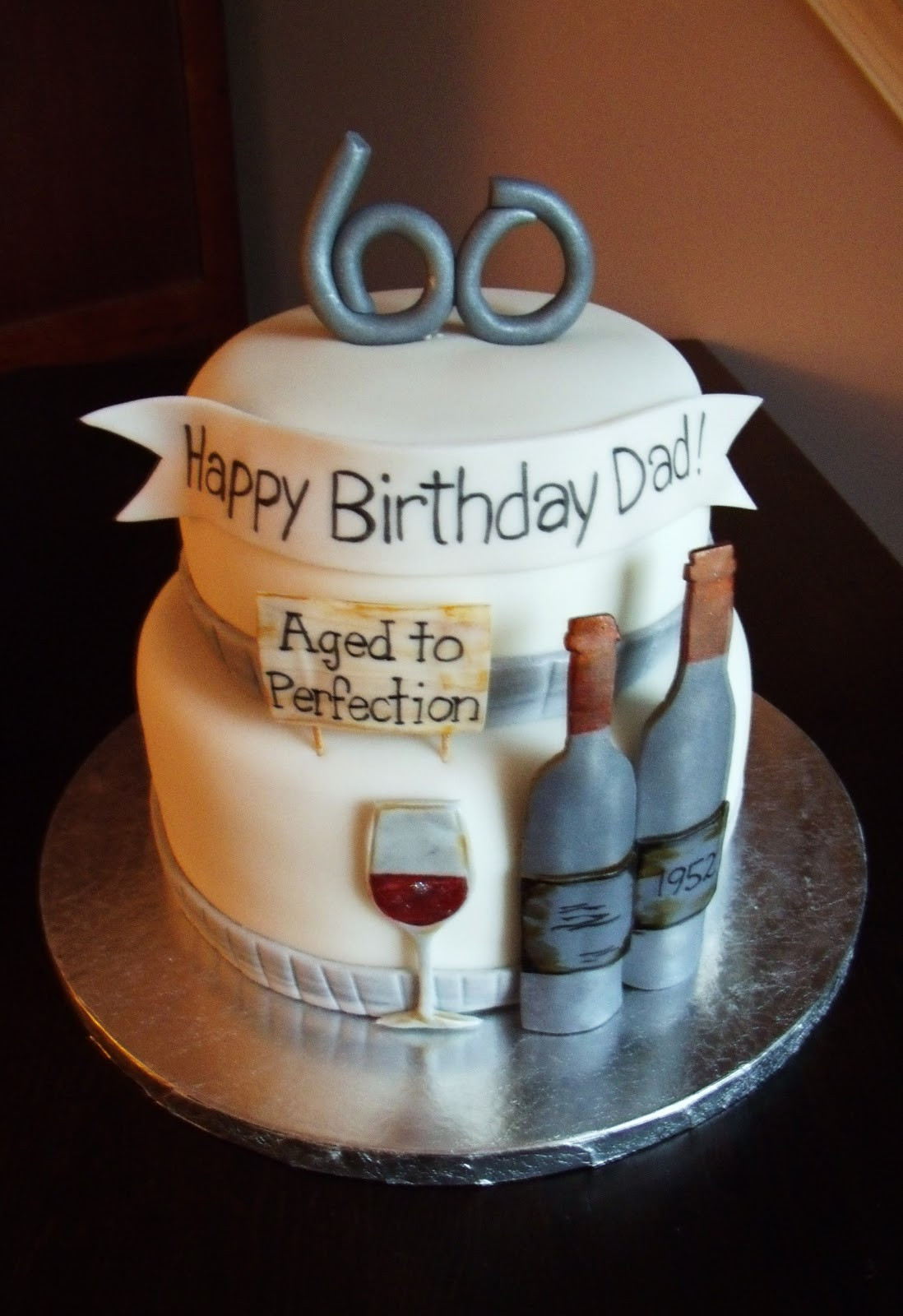 60th Birthday Cake Ideas
 Frog prince 60th wine Birthday Cake