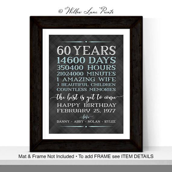 60Th Birthday Gift Ideas For Him
 60th birthday ts for men him husband adult birthday t