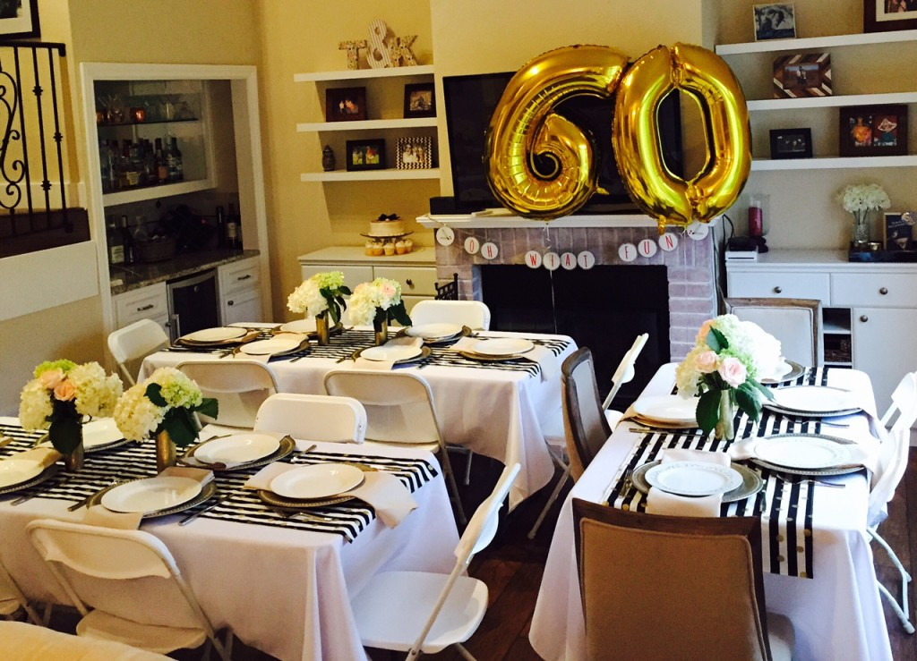 60th Birthday Party Decorations
 Golden Celebration 60th Birthday Party Ideas for Mom