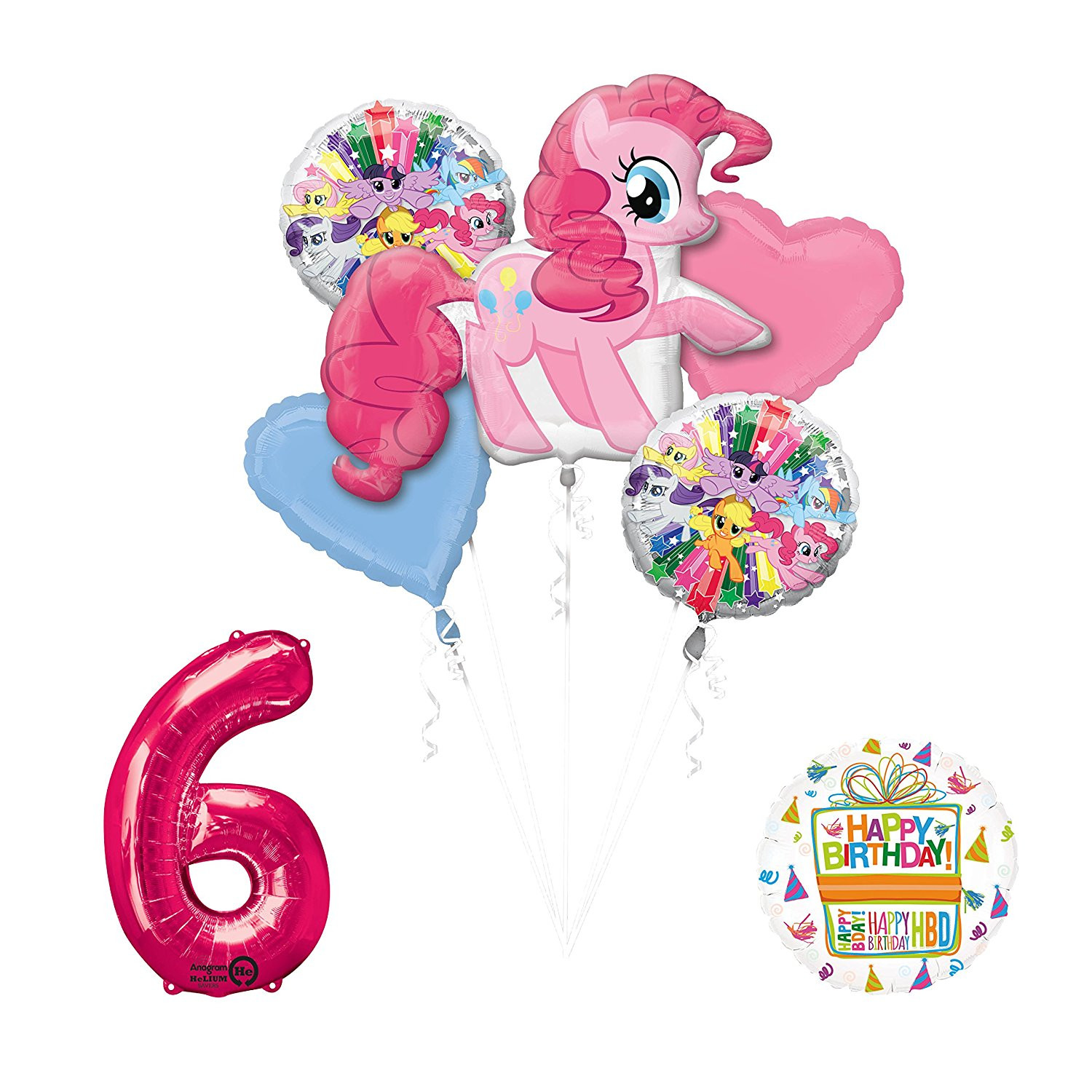6th Birthday Party Ideas
 My Little Pony Pinkie Pie 6th Birthday Party Supplies and