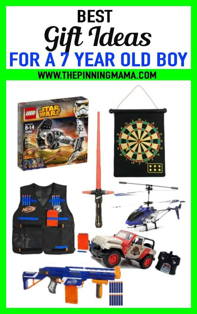 7 Year Old Boy Birthday Gift
 BEST Gift Ideas for a 7 Year Old Boy • The Pinning Mama