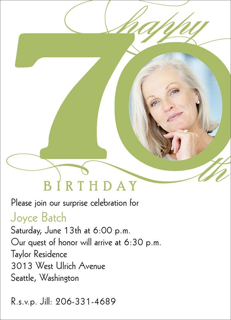 70 Birthday Party Invitations
 70th Birthday Invitation Designs – FREE Printable Birthday