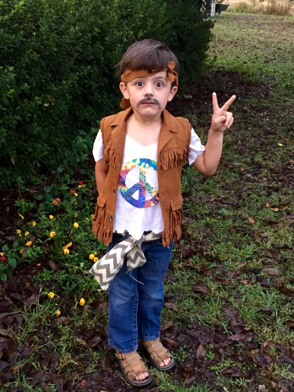 70S Dress Up Ideas For Kids
 Hippie DIY costume
