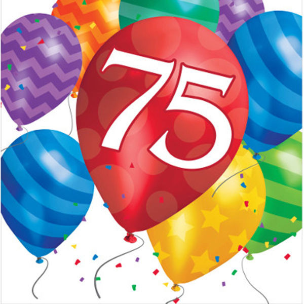 75 Birthday Decorations
 Happy 75th Birthday Age 75 Party Supplies BALLOON BLAST