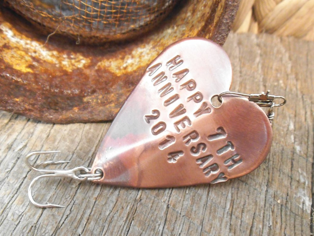 7Th Anniversary Gift Ideas For Him
 Seventh Anniversary 7th Wedding Anniversary Lucky 7 Copper