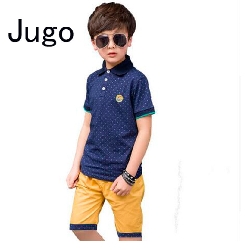 80'S Fashion For Kids Boys
 Children s kids boys clothes set summer polo dots shirt