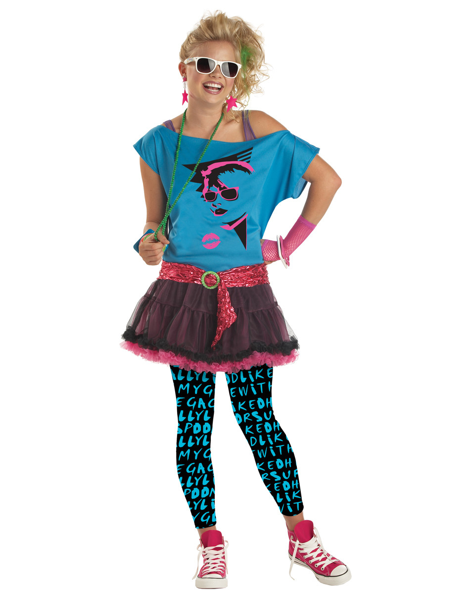 80'S Fashion For Kids
 CK76 Valley Girl Teen Pop Star 80 s Child Halloween Fancy