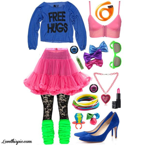 80'S Fashion For Kids
 80 s Flashback fashion colorful vintage outfit eighties 80