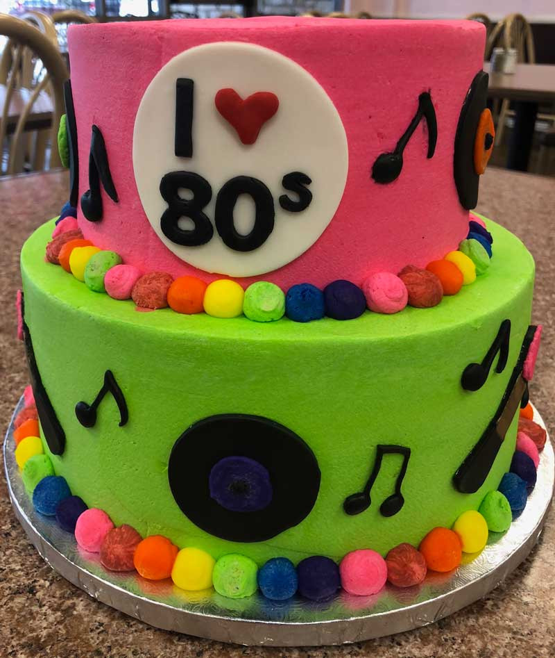 80s Birthday Cake
 Birthday Cakes