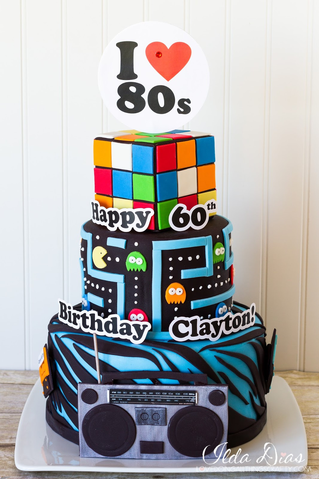 80s Birthday Cake
 I Love Doing All Things Crafty 80 s Themed Cake Bonus