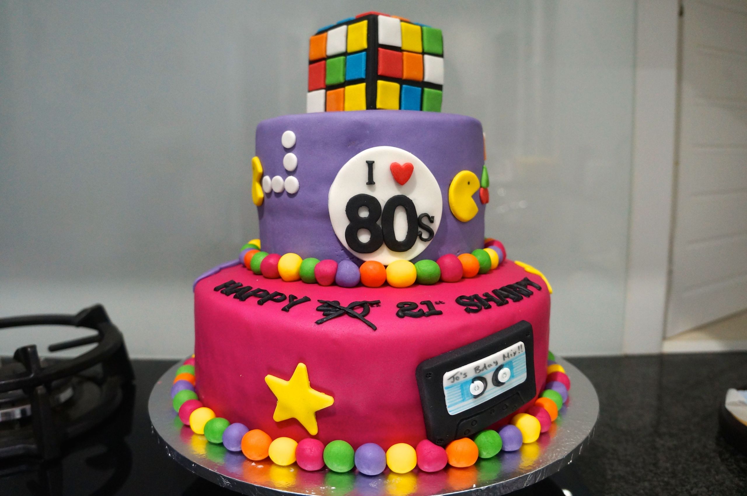 80s Birthday Cake
 Retro I