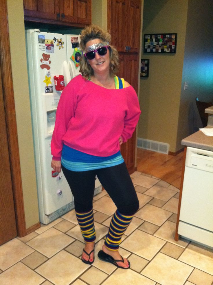 80S Costume Ideas DIY
 Halloween homemade easy 80 s costume all from thrift store
