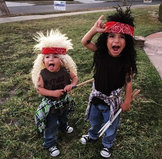 80S Dress Up Ideas For Kids
 Love this DIY 80s rocker Halloween costume
