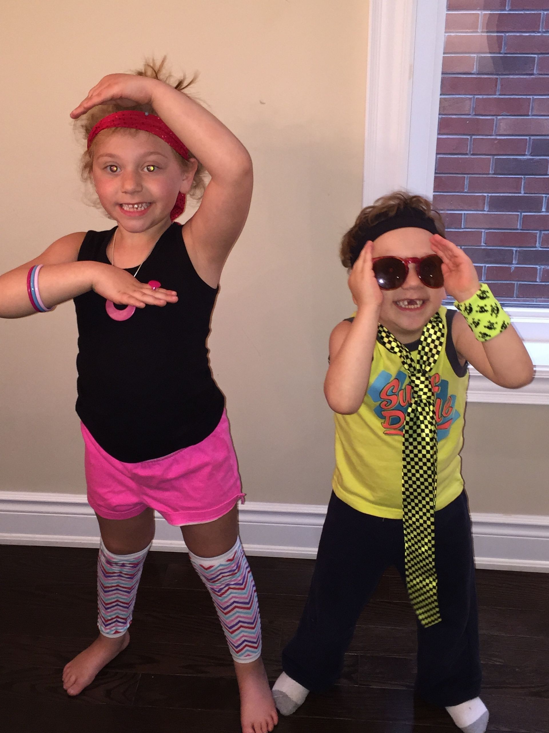 80S Fashion Kids
 80 s Retro Day At Home