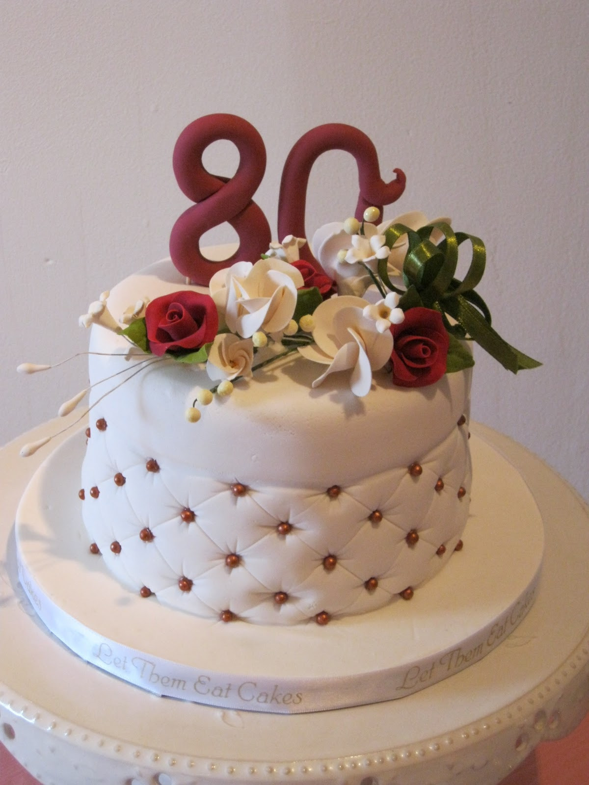 80th Birthday Cake Ideas
 Let Them Eat Cakes 80th Birthday