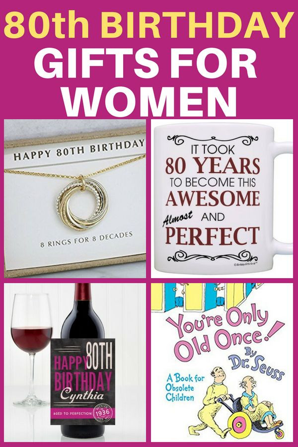 80Th Birthday Gift Ideas
 80th Birthday Gifts for Women 25 Best Gift Ideas for 80