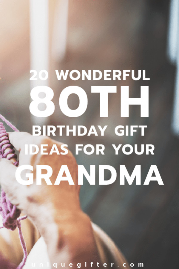 80Th Birthday Gift Ideas For Grandma
 20 80th Birthday Gift Ideas for Your Grandma Unique Gifter
