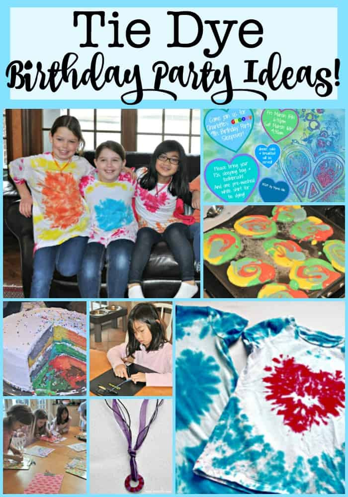 9 Year Old Birthday Party
 Tie Dye Party A Great 9 Year Old Birthday Party Idea