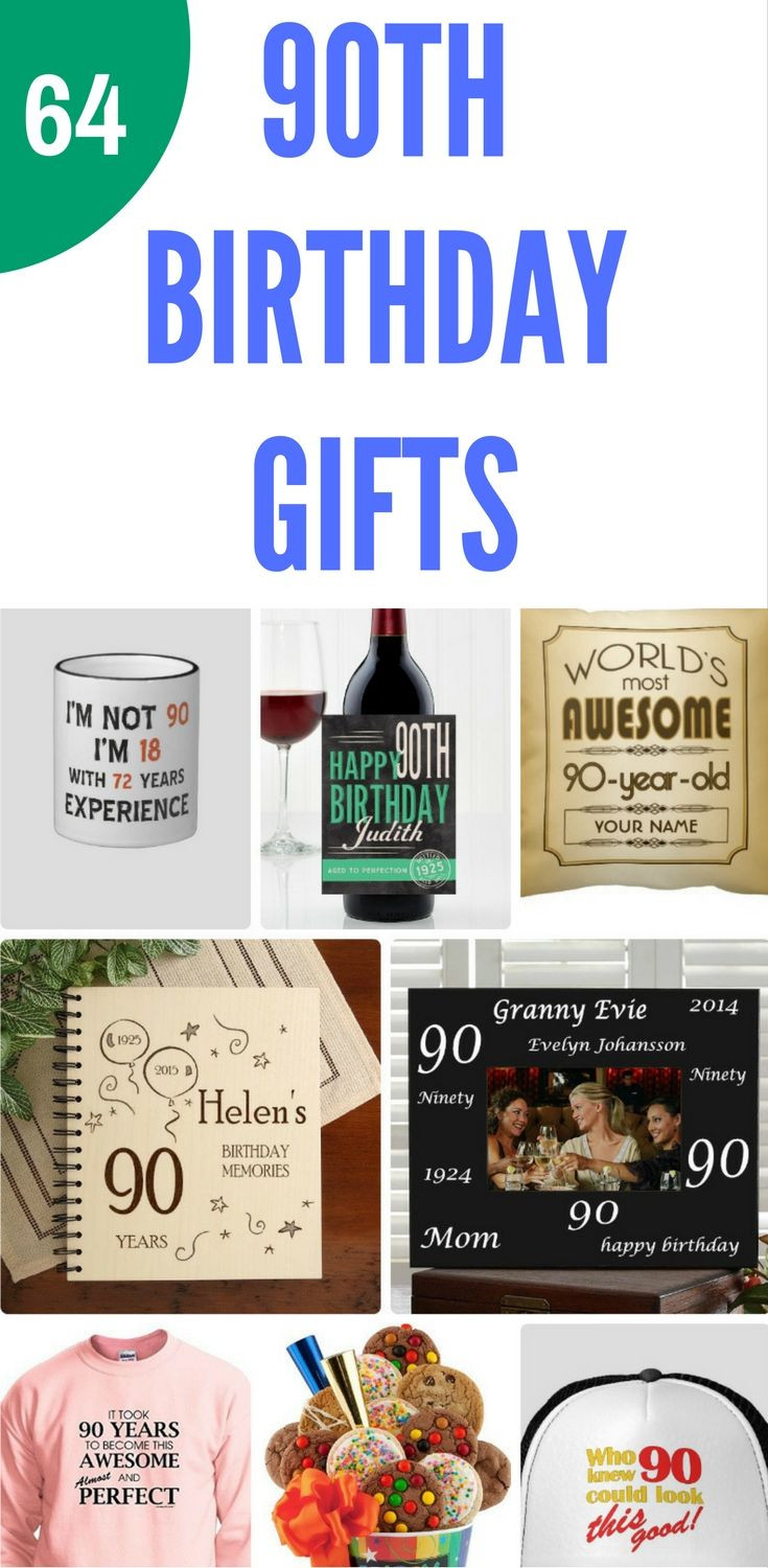 90Th Birthday Gift Ideas
 90th Birthday Gifts