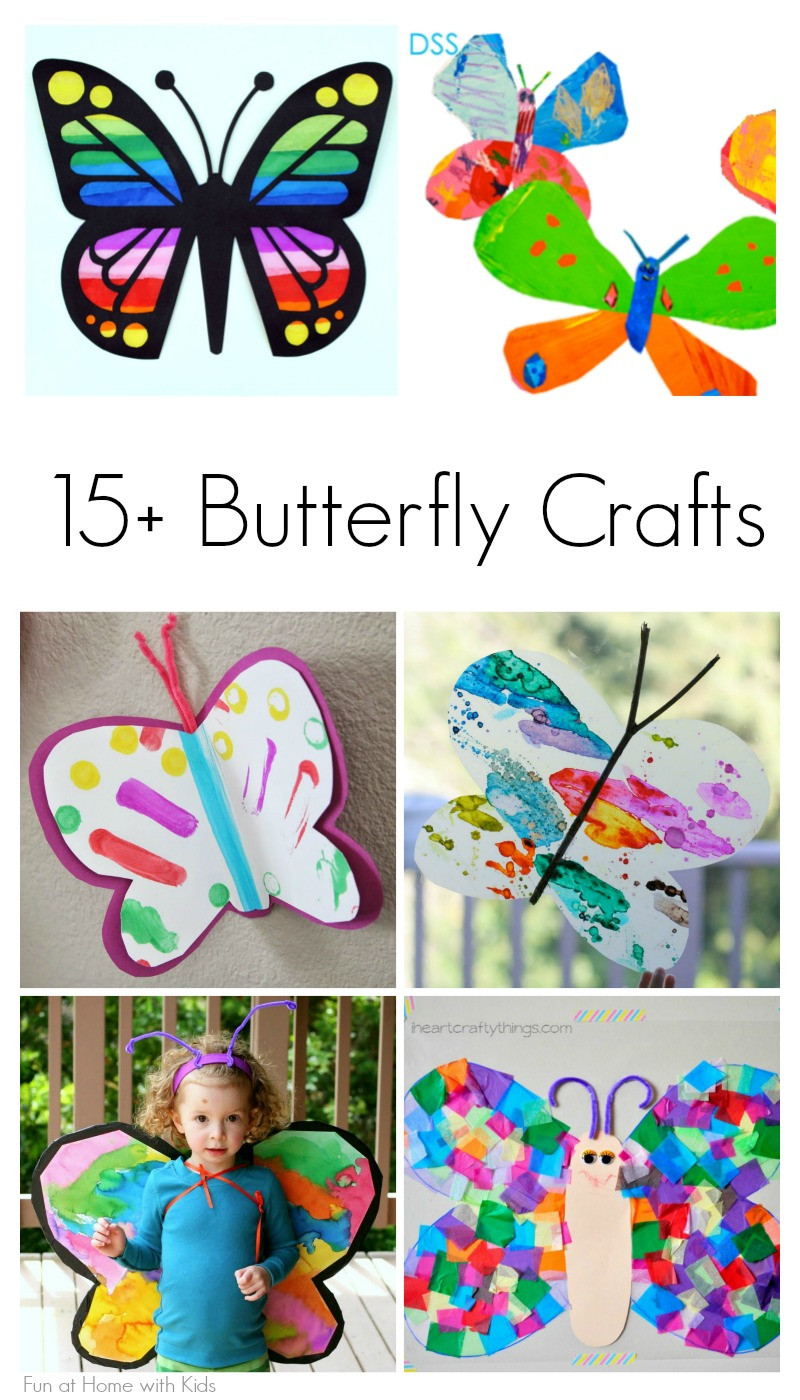 A Crafts For Preschoolers
 15 Spring Butterfly Crafts for Kids