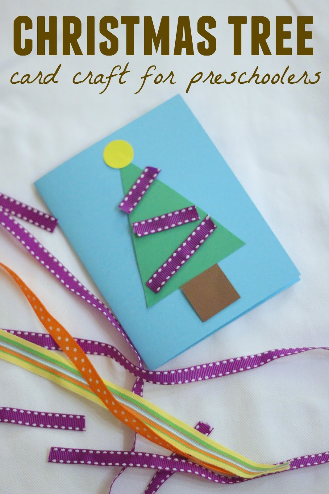 A Crafts For Preschoolers
 Toddler Approved Christmas Tree Card Craft for Preschoolers