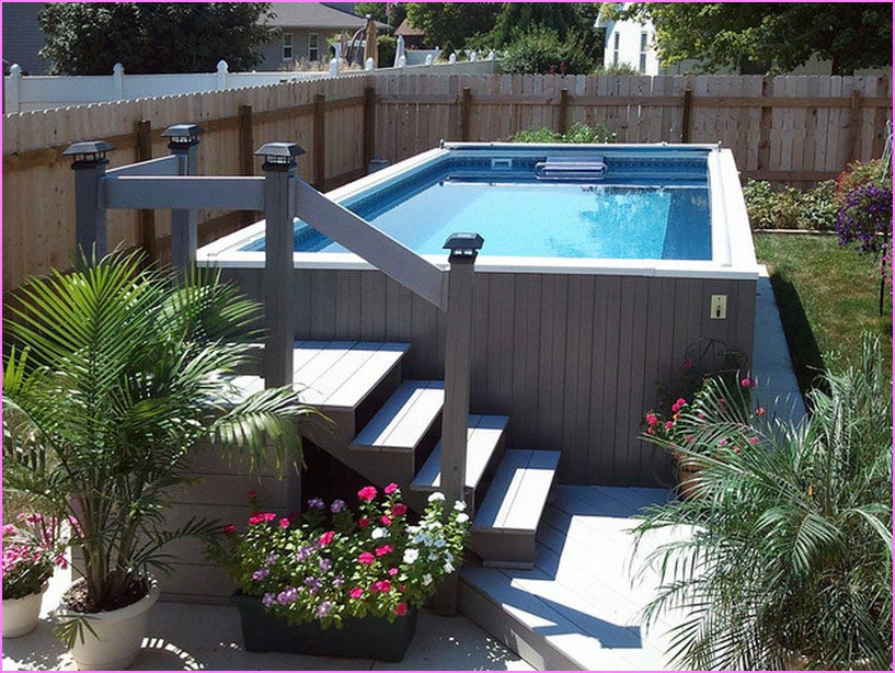 Above Ground Pool Decorating Ideas
 Ground Pool Ideas For Small Backyard