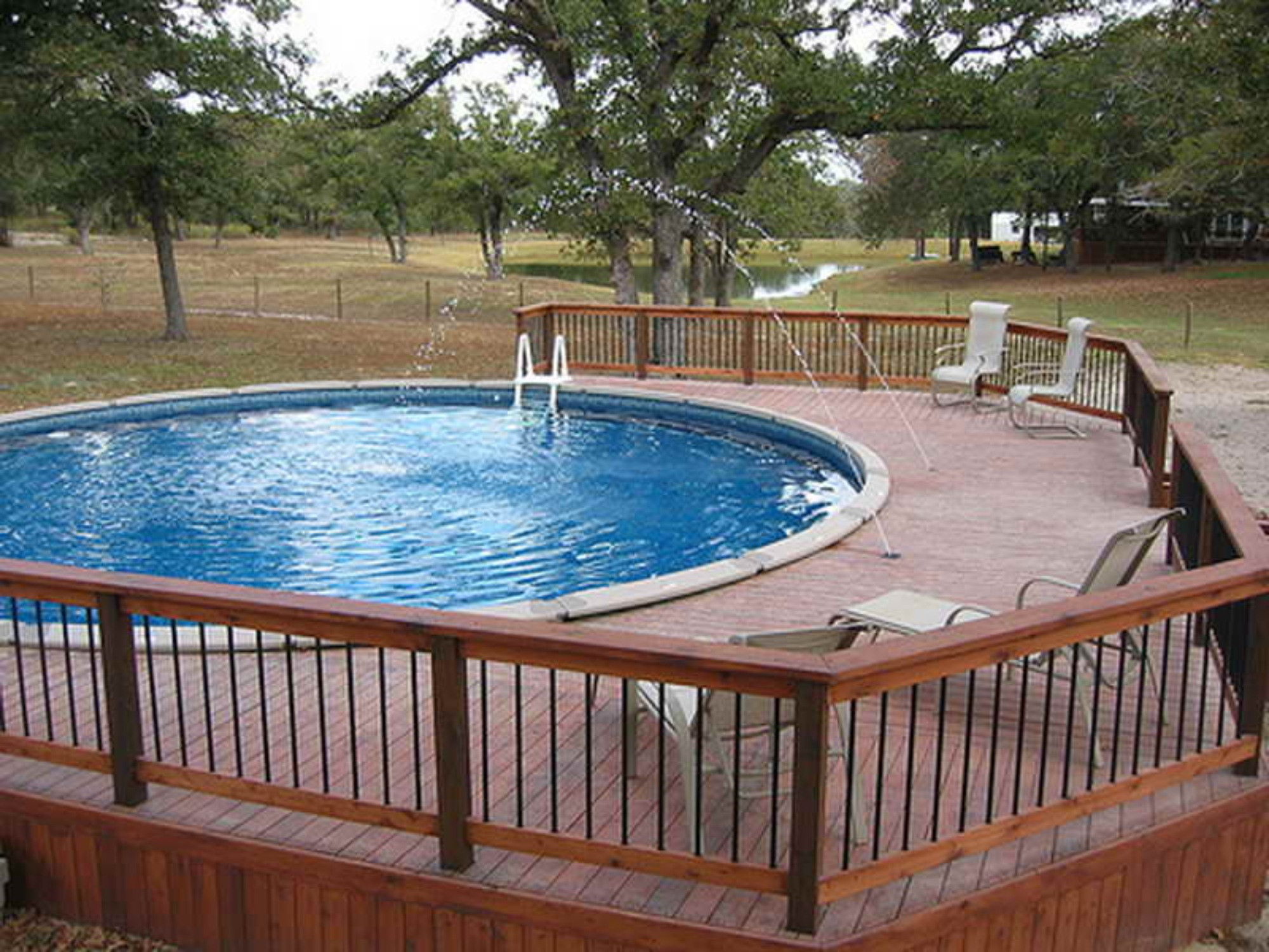 Above Ground Pool Decorating Ideas
 50 Best Ground Pools with Decks