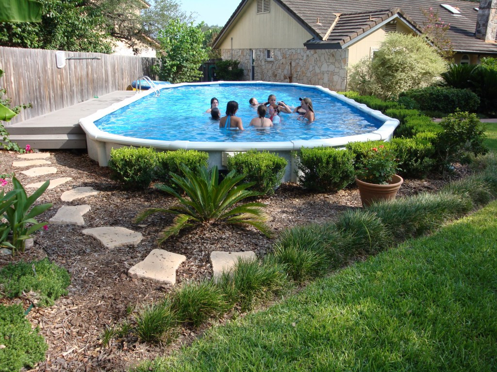 Above Ground Pool Landscaping
 Ground Swimming Pools Are a Great Choice