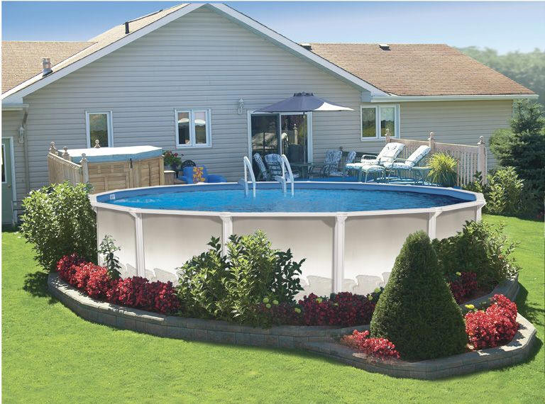 Above Ground Pool Landscaping
 Ground Pool Landscaping Ideas Pool and Landscape